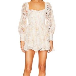 BARDOT LILA FLOUNCE DRESS